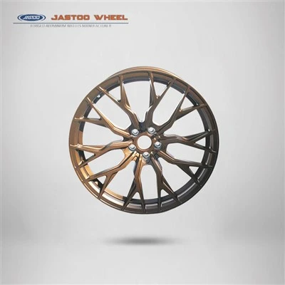 Ruedas de coche forjadas de bronce mate de 21 pulgadas 5x112